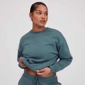 Girlfriend Collective 50/50 Classic Sweatshirt / Lagoon / medium